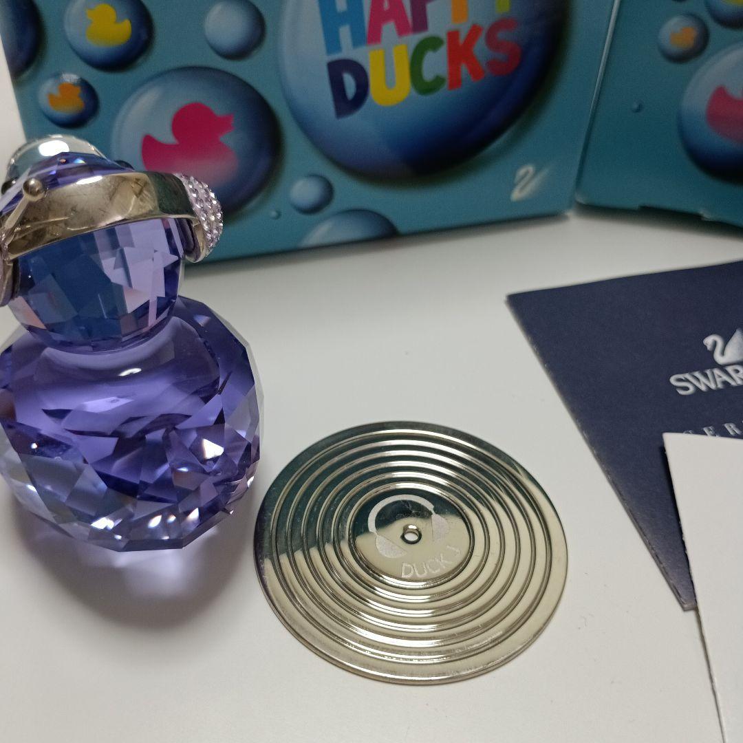 Swarovski Happy Ducks 紫色 置物