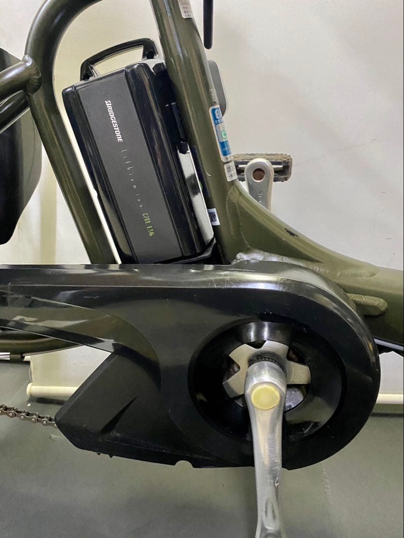 1年保証　ブリヂストン　20インチ　子供乗せ　3人乗り 電動アシスト自転車