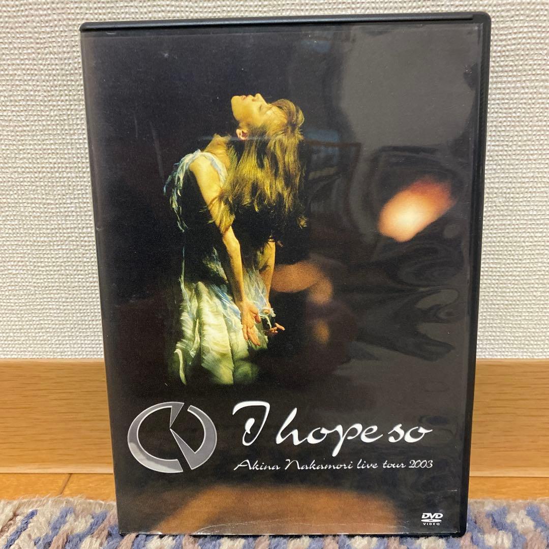 中森明菜/Live tour 2003～I hope so～