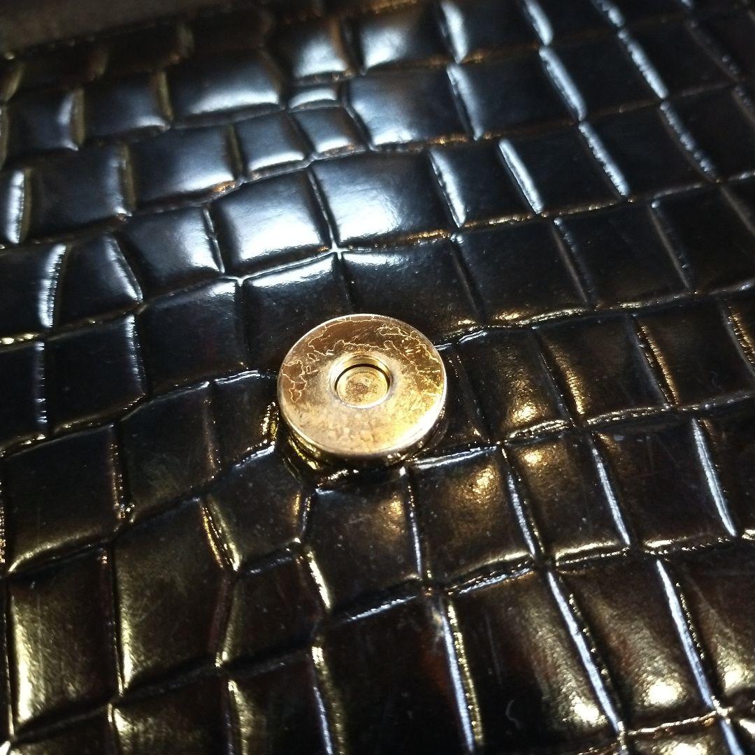 美品Yves Saint Laurent クロコ型押し クラッチバッグ オールド