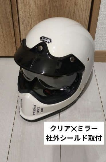 【美品】SHOEI EX-ZERO ホワイト　Lサイズ