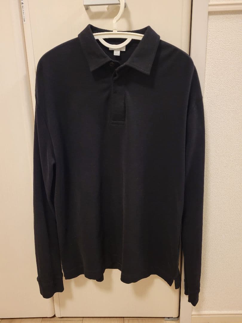 SUNSPEL ヘビーウェイト　ラグビー　ポロシャツ ブラック　Lサイズ