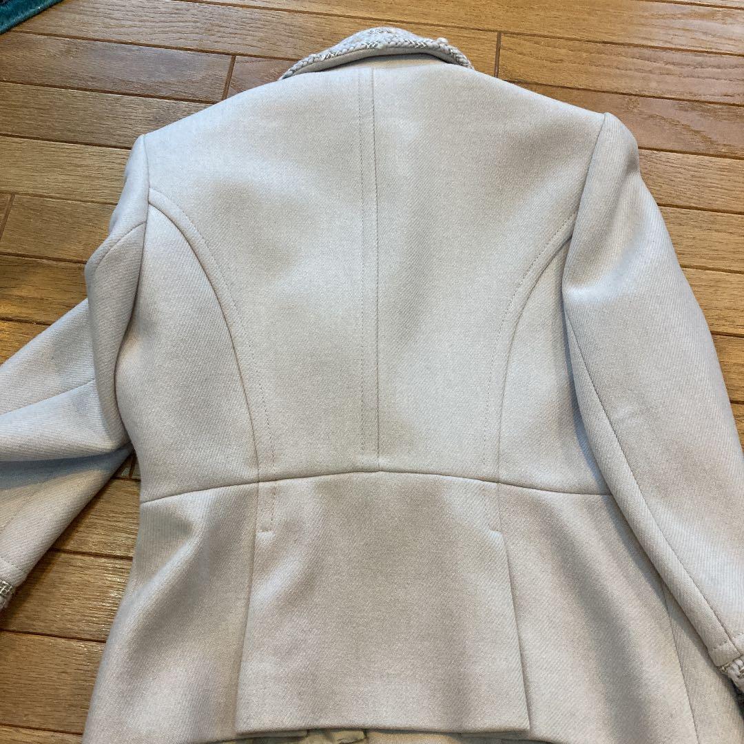 ツーピース　ブルマリン　ツイード