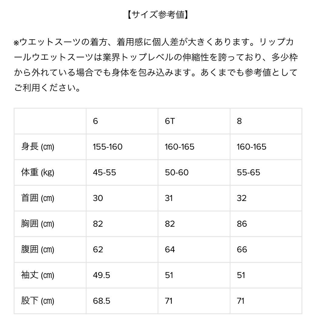 RIPCURL リップカール　フラワーロングスリーブスプリングウェットスーツ