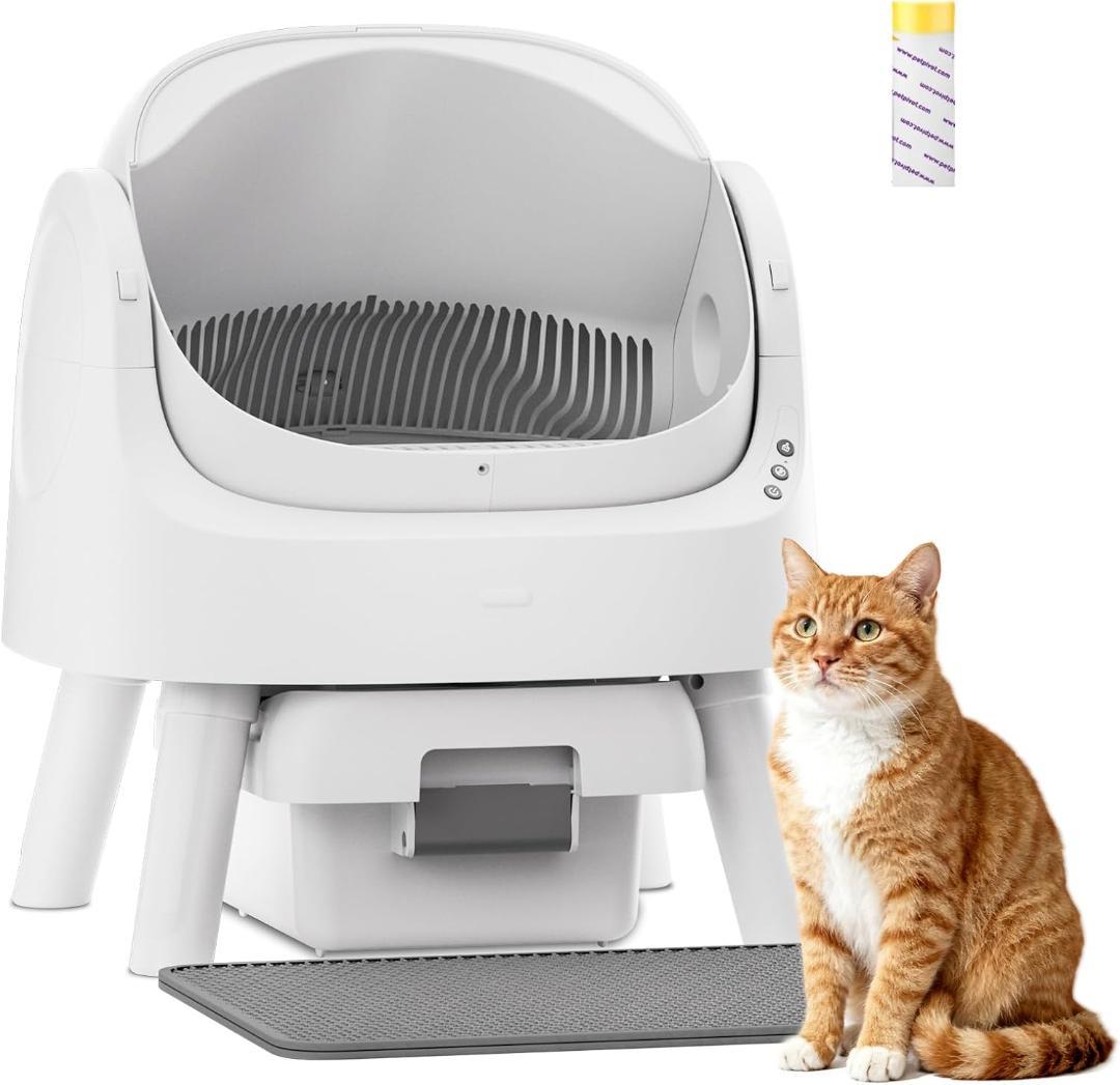 ジェイソン様用 全自動 猫用トイレ 9.3L大容量 最長14日間お手入れ不要