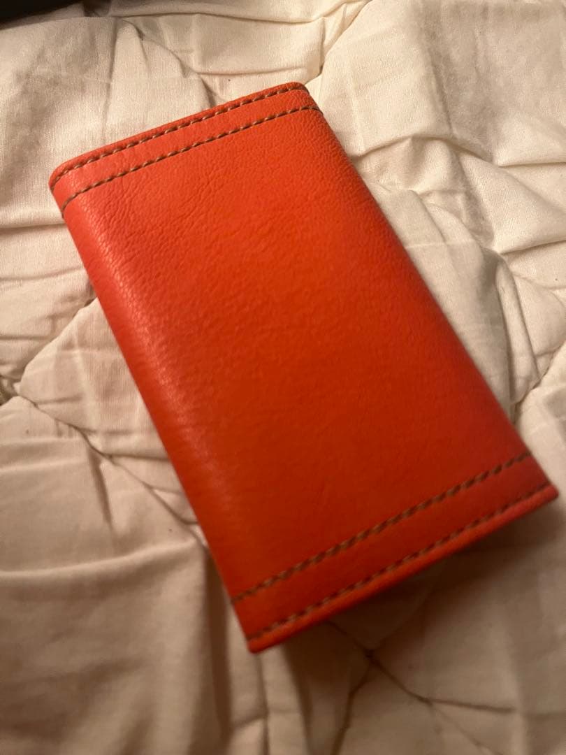 PRADA PORTACHIAVI 6 GANC1 オレンジキーケース⭐︎新品⭐︎