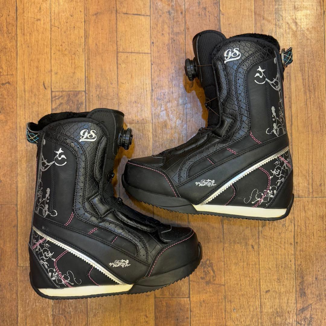 送込！レディーススノーボードセット142cmブーツ24cm K2 Salomon