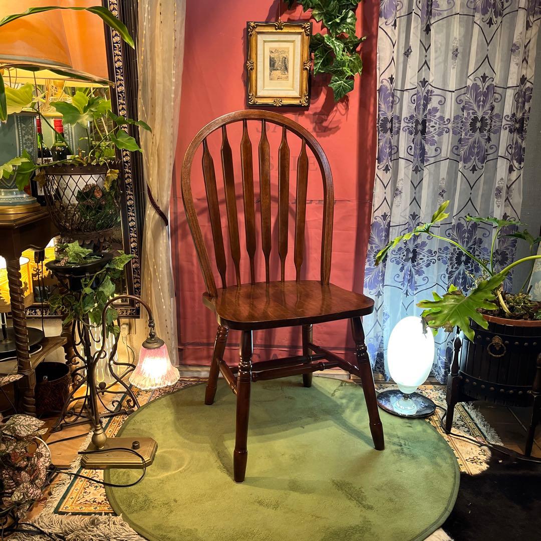 L１　80’s ヴィンテージ 　ボーバックチェア