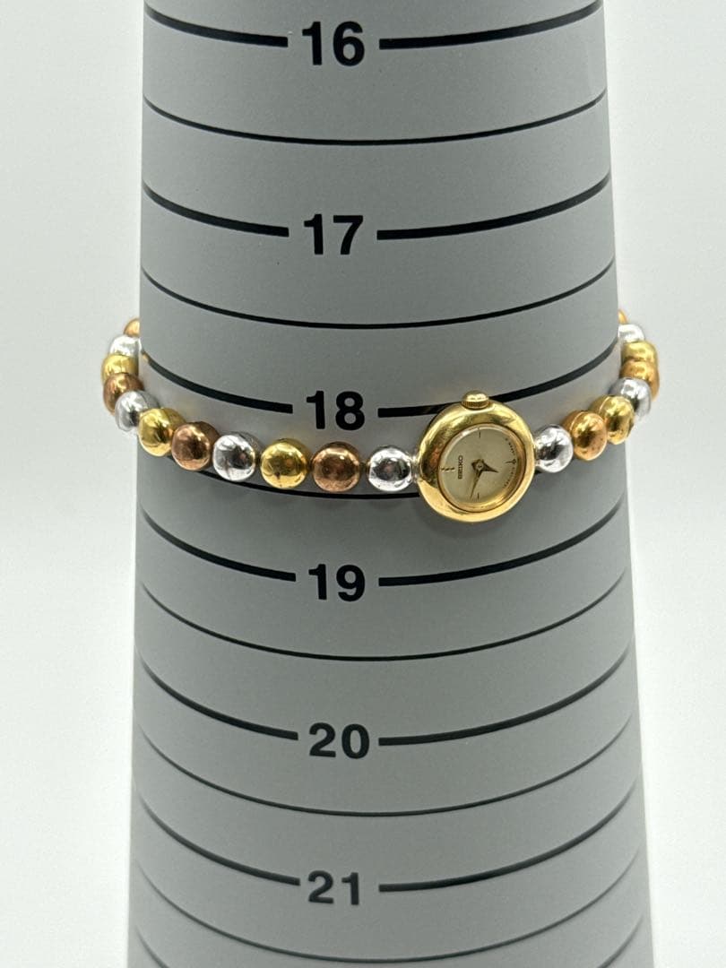 SEIKO レディース 1E20-0070 ボールブレス 電池交換済