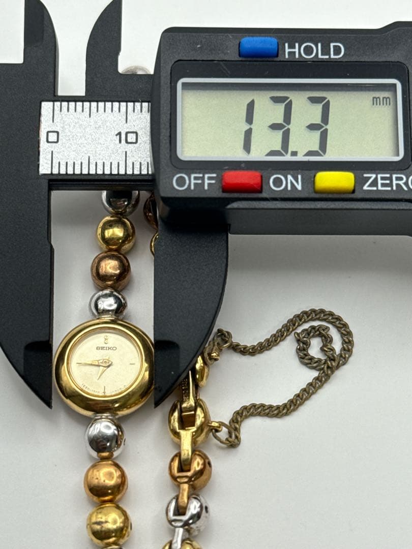 SEIKO レディース 1E20-0070 ボールブレス 電池交換済