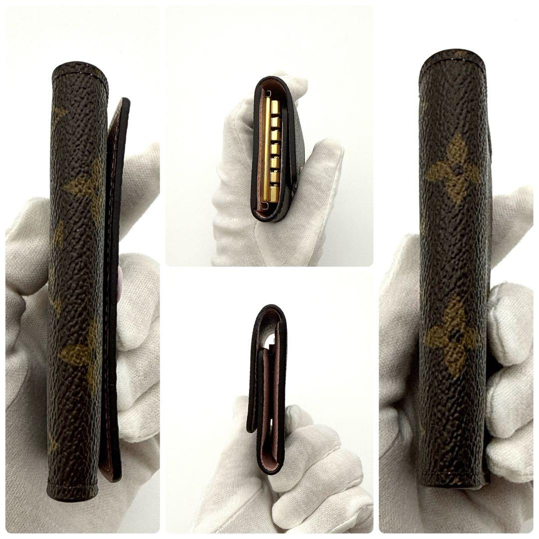 ルイヴィトン ６連 キーケース モノグラム ミュルティクレ６ ブラウン ビトン