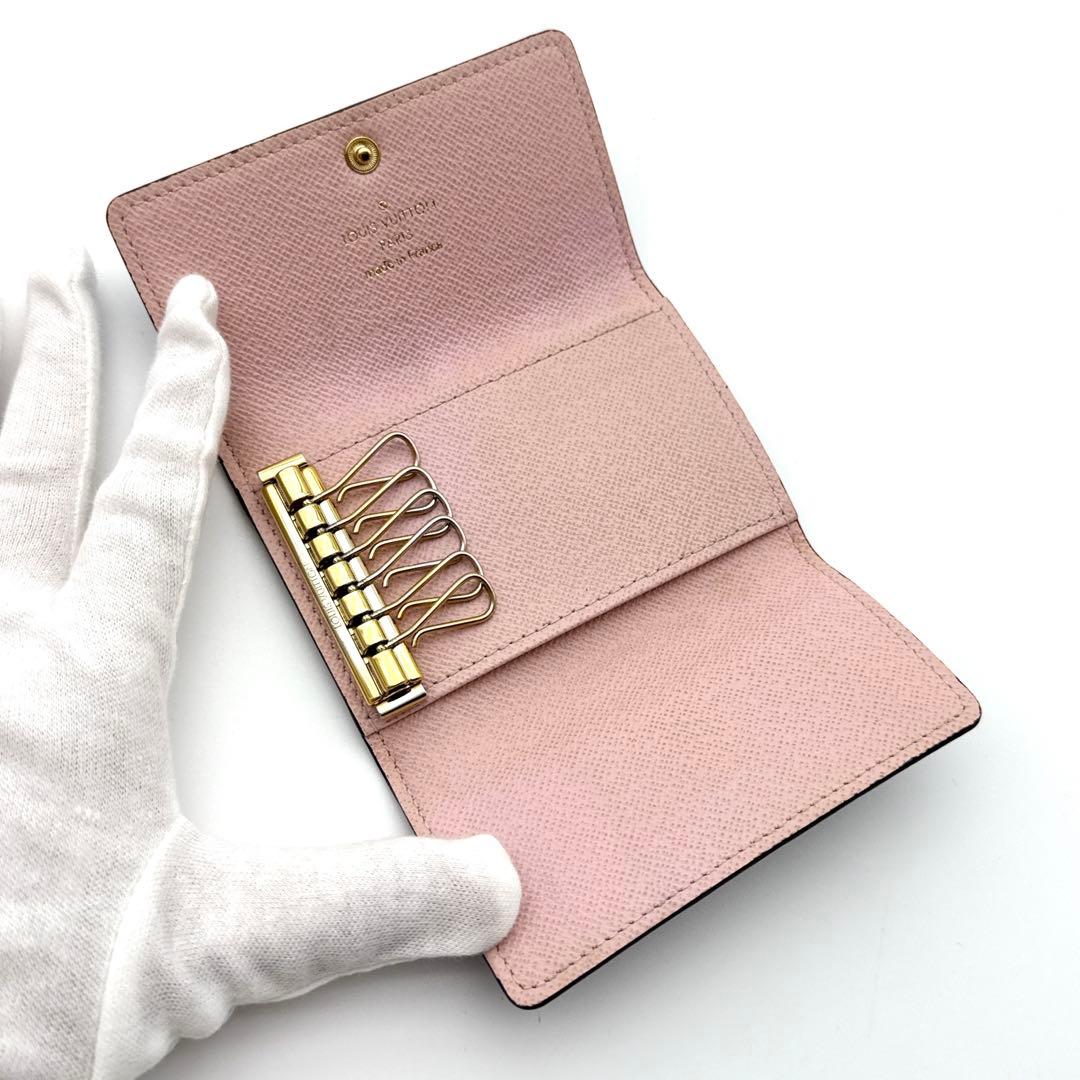 ルイヴィトン ６連 キーケース モノグラム ミュルティクレ６ ブラウン ビトン