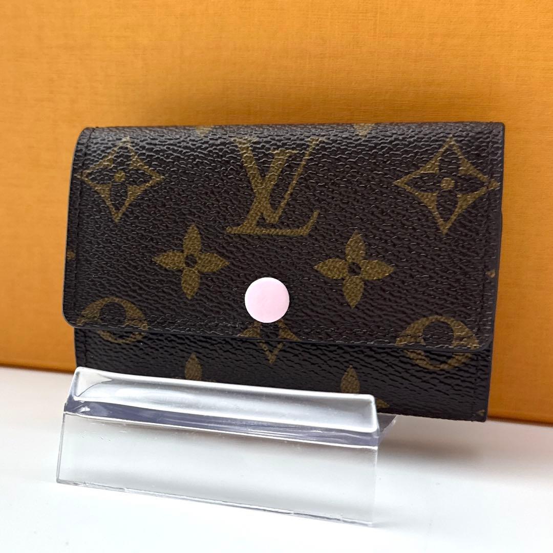 ルイヴィトン ６連 キーケース モノグラム ミュルティクレ６ ブラウン ビトン