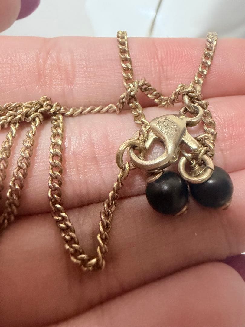 ヴィンテージCHANEL シャネルネックレス7.0gゴールドメッキ