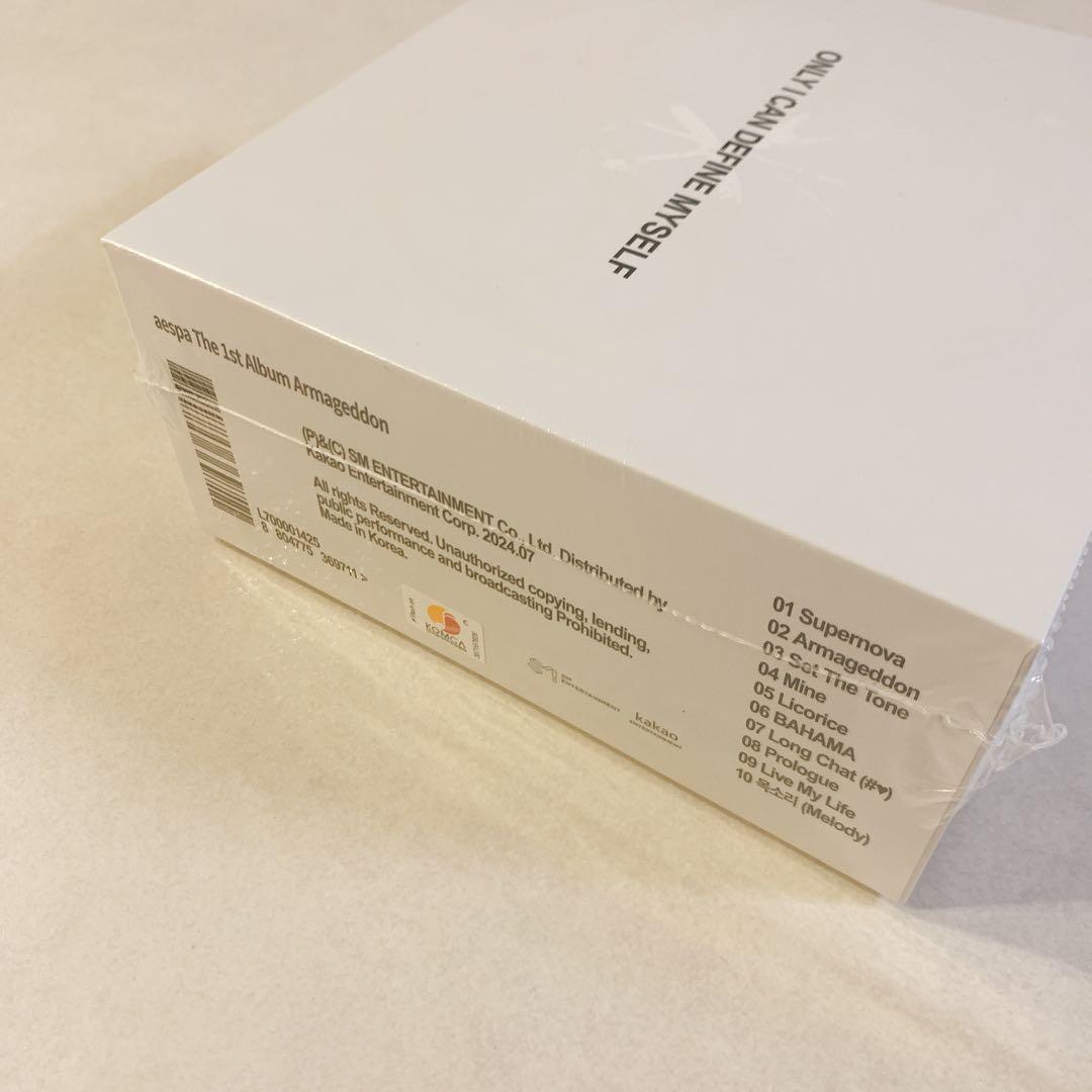 新品未開封aespa Armageddon CDP Ver CDプレーヤー