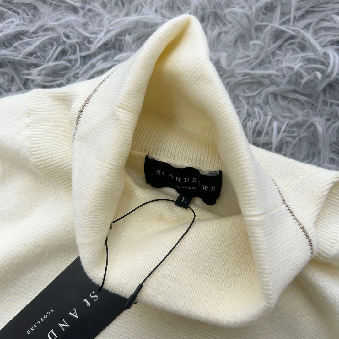 新品　セントアンドリュース　ニット　セーター　タートルネック　Lサイズ