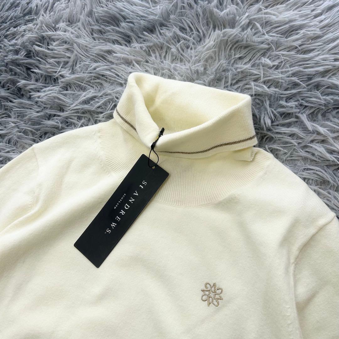 新品　セントアンドリュース　ニット　セーター　タートルネック　Lサイズ