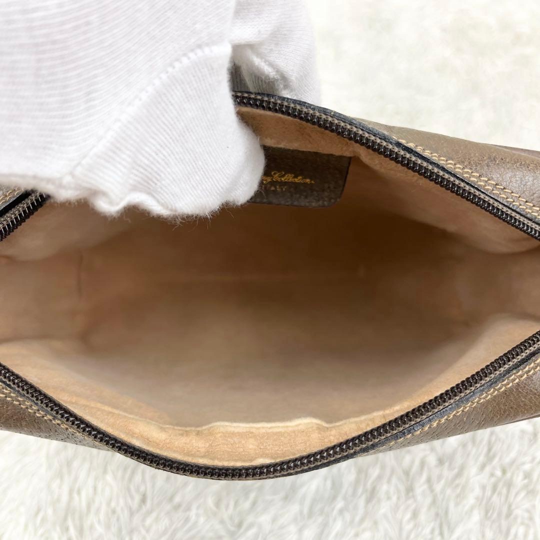 【美品】オールドグッチ シェリーライン GGスプリーム クラッチバッグ