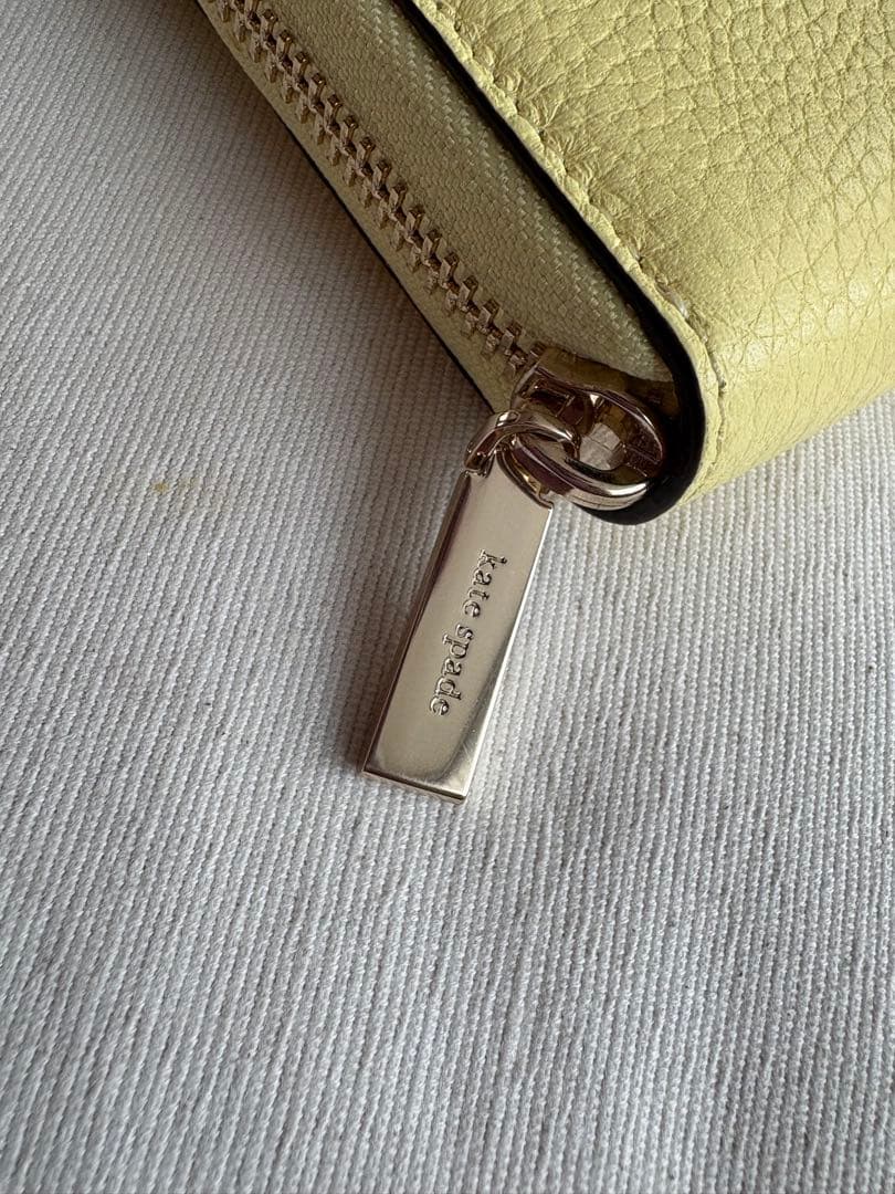 値下げ新品☆ケイトスペード 長財布 幸運の黄色財布 レモンイエロー