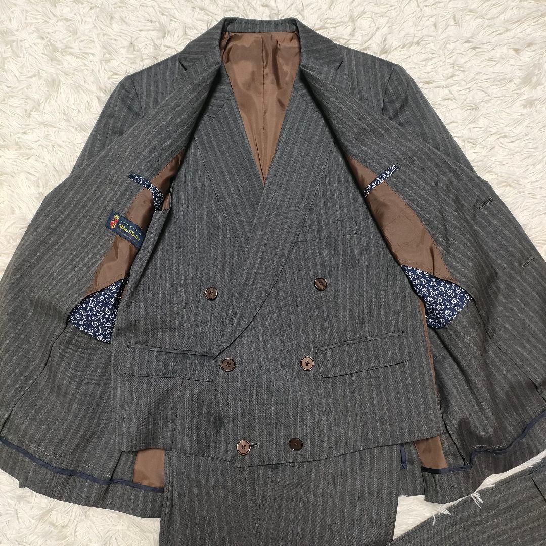 スーツセレクト　イタリア生地　LANIFICIO　3ピース　シングルスーツ