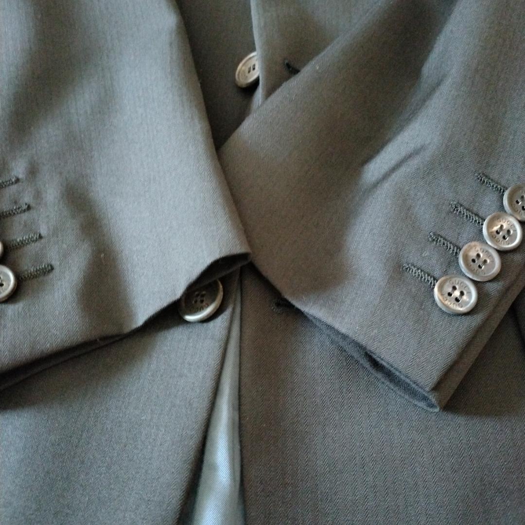 美品　GUCCI　スーツ　ブラック　美品