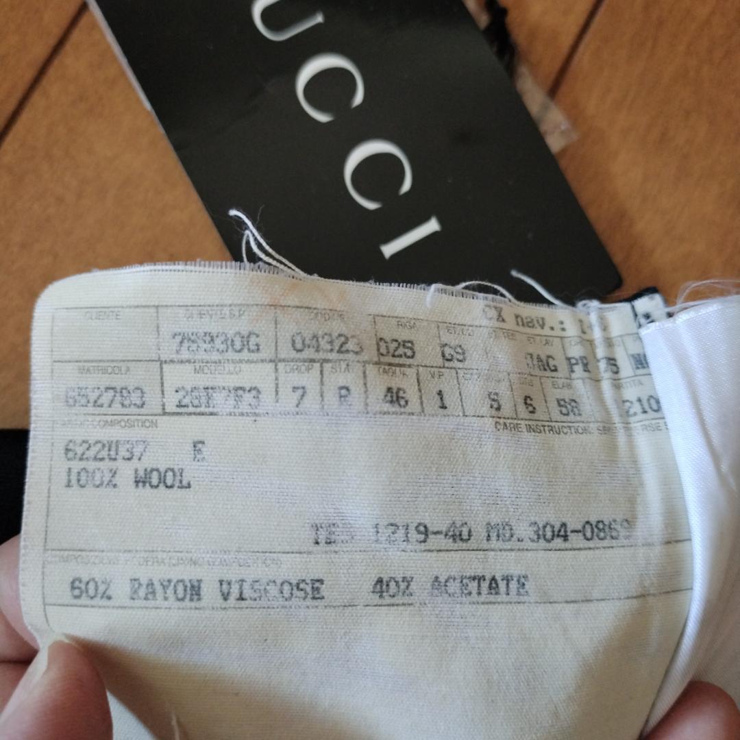 美品　GUCCI　スーツ　ブラック　美品