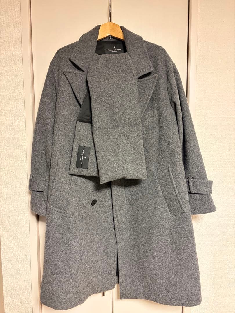 S*N様 nano universe×西川ダウン MB別注チェスターコート M