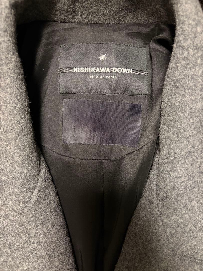 S*N様 nano universe×西川ダウン MB別注チェスターコート M