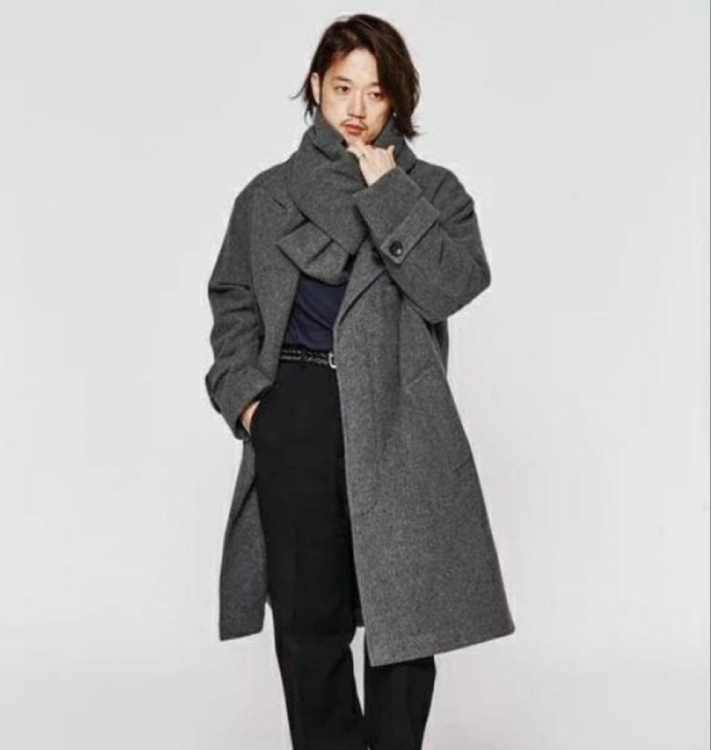 S*N様 nano universe×西川ダウン MB別注チェスターコート M