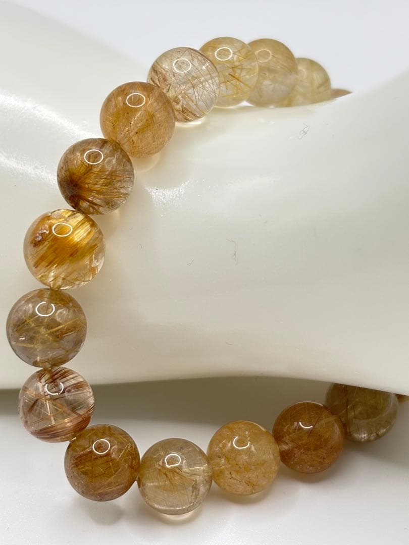 【トシ様　購入希望品】 琥珀ペンダントとルチルクォーツブレスレットセット