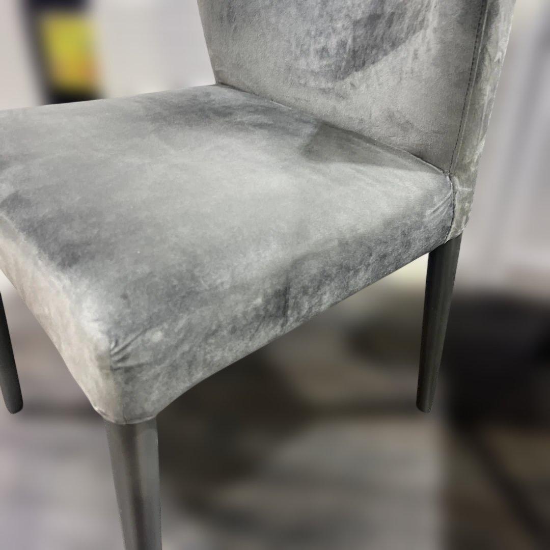 【ligne roset】ロゼチルコ◆ダイニングチェア2脚セット◇ベロア