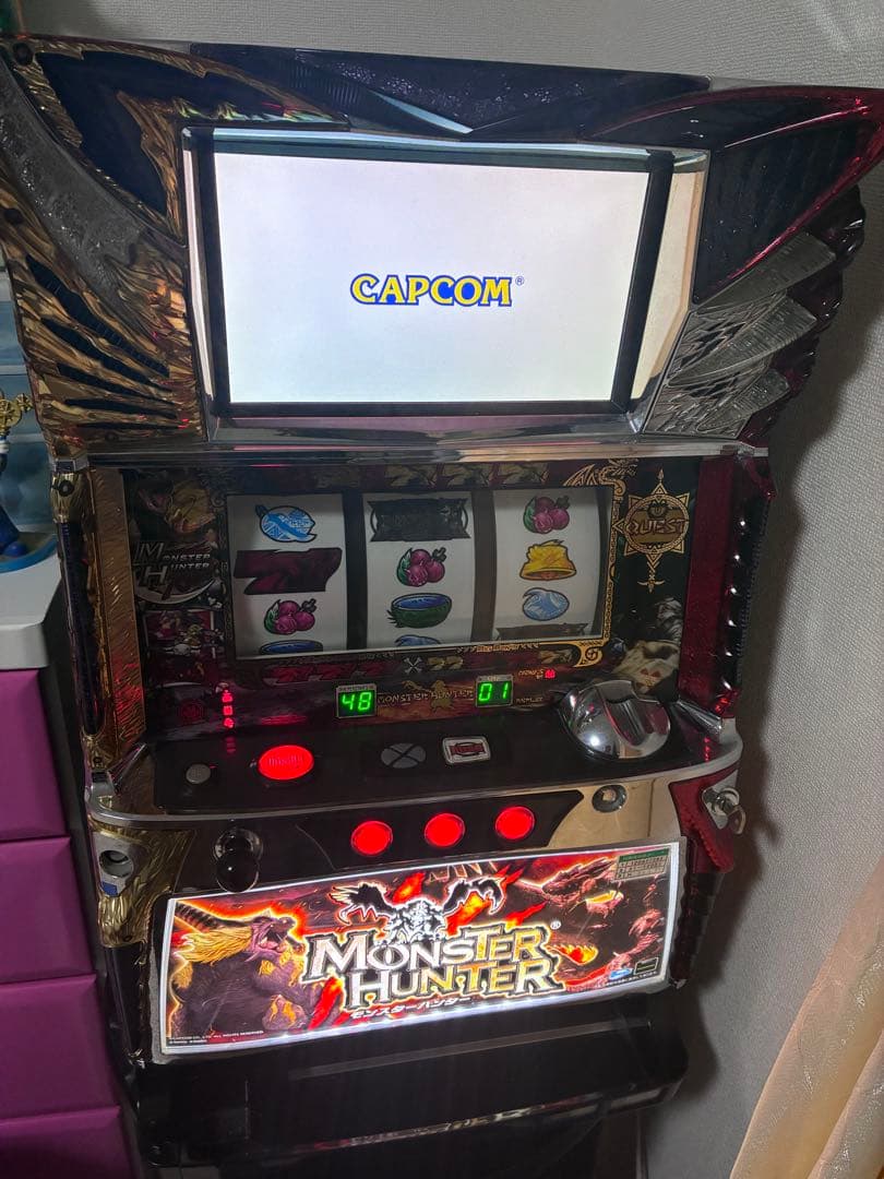 初代モンスターハンター パチスロ実機　不要機付き　一狩り行こうぜ！