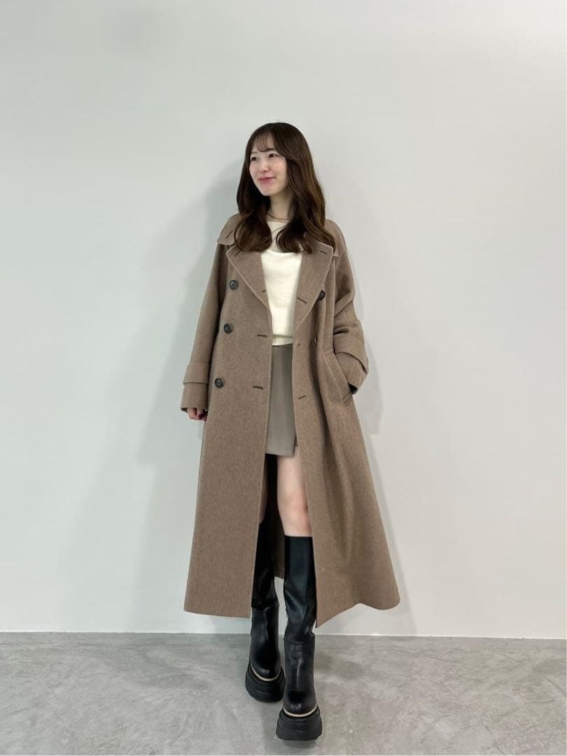 COCO DEAL インペリアルモッサトレンチコート モカ サイズ2