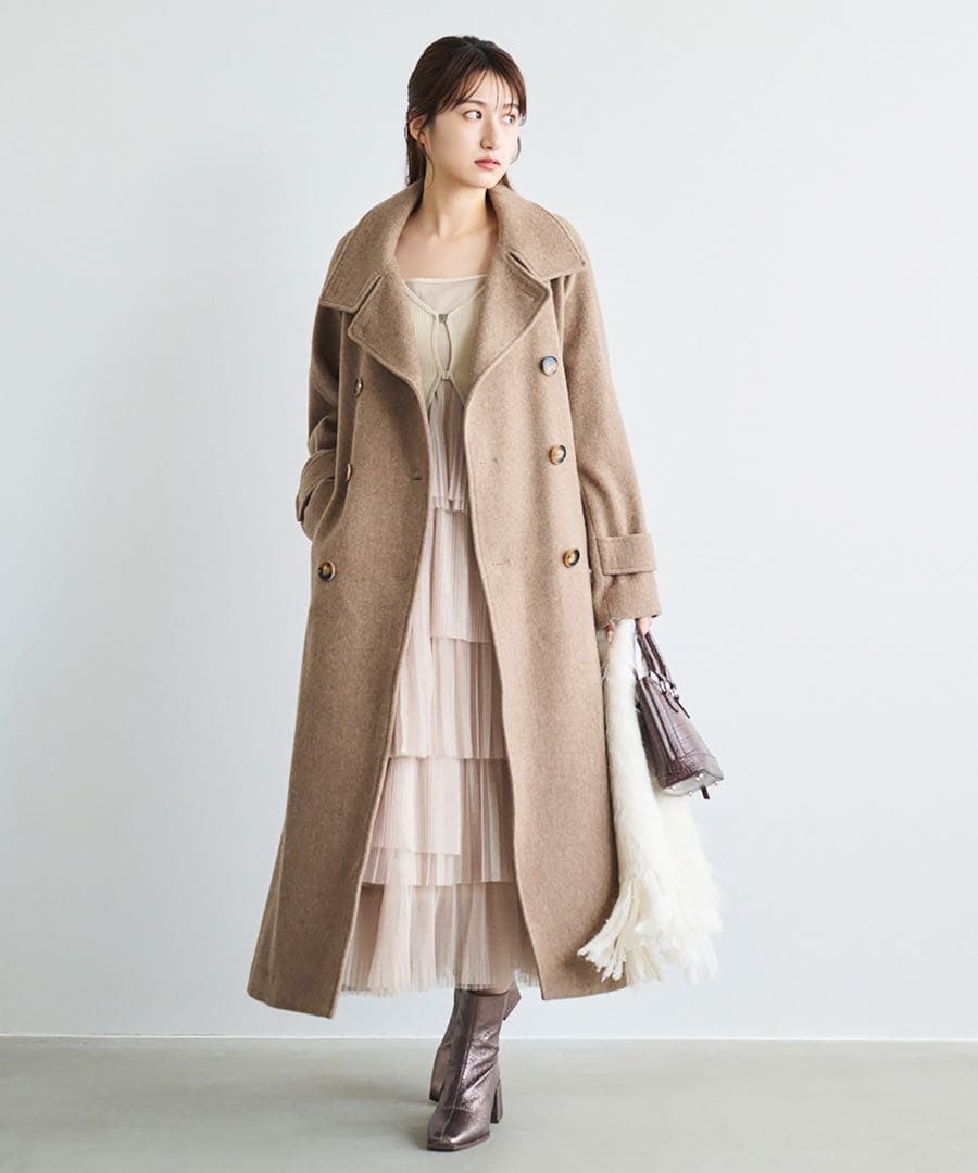 COCO DEAL インペリアルモッサトレンチコート モカ サイズ2