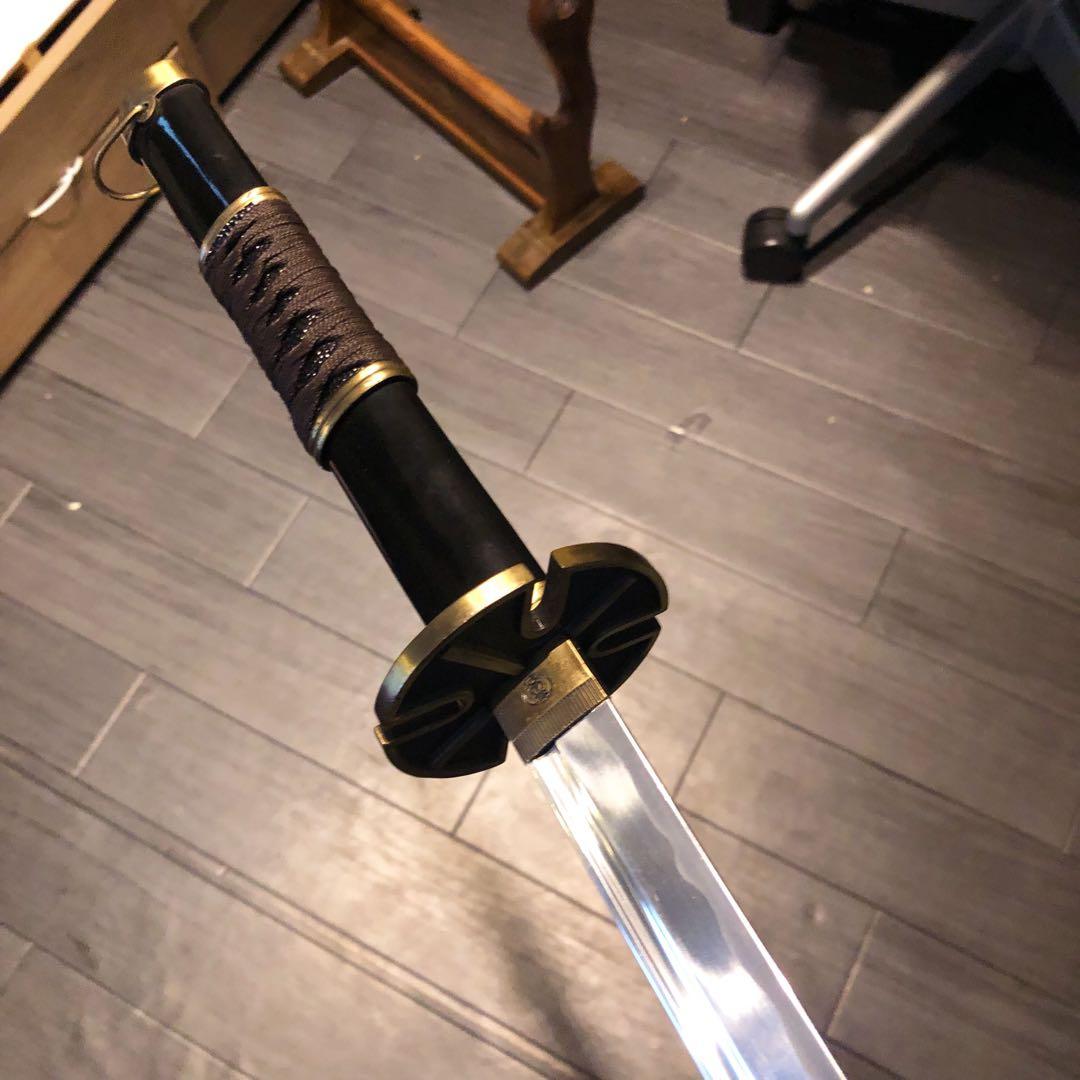 模造刀　刀　雪走　鬼徹　虎徹　黒漆拵え　ワンピース