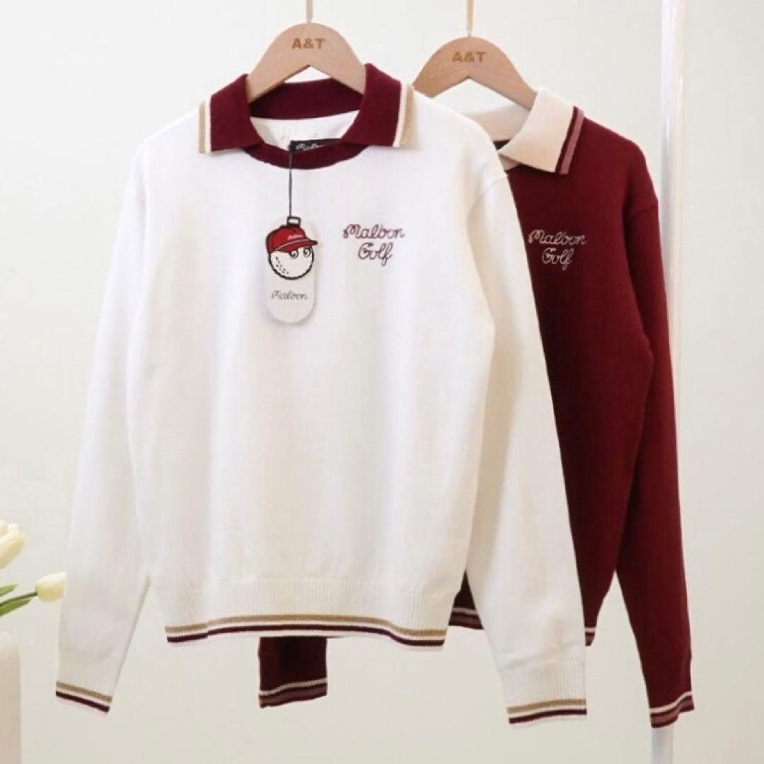 新品未使用 ゴルフ malbon マルボン レディース セーター Sサイズ