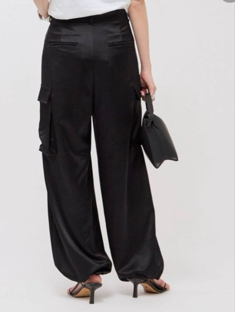 AP STUDIO2024 MinimalSatin Cargo パンツ