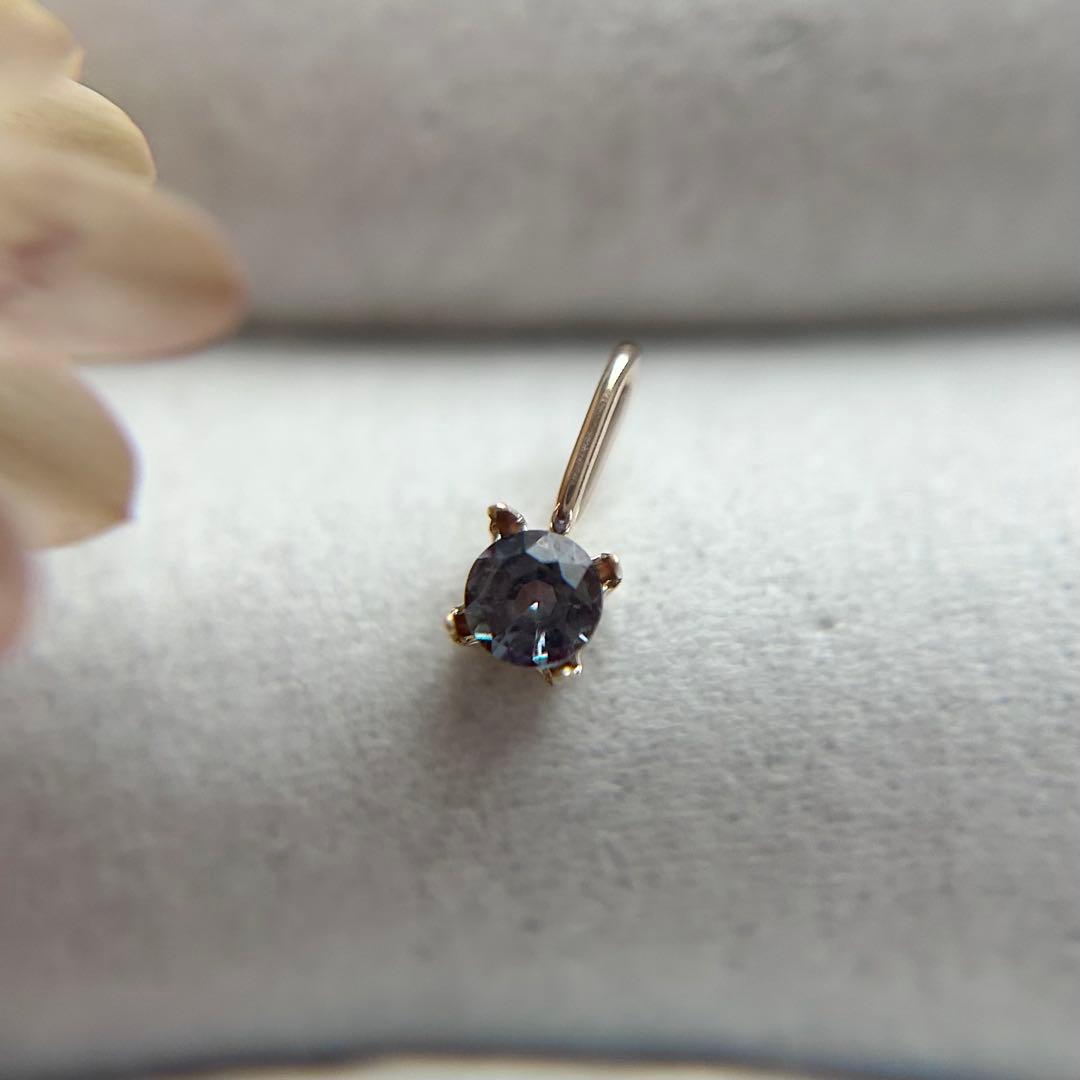 K10刻印あり！ソーティング付き♪ アレキサンドライトのペンダントトップ