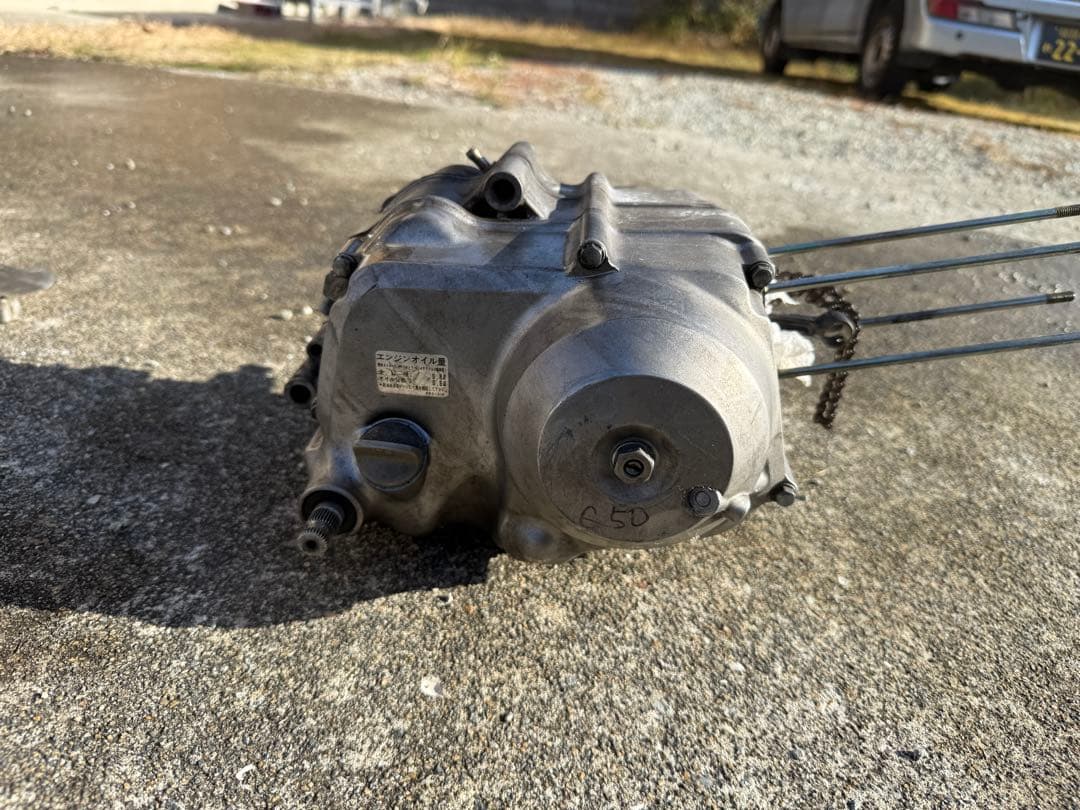 バイク　エンジン3個セット　部品取りなどに