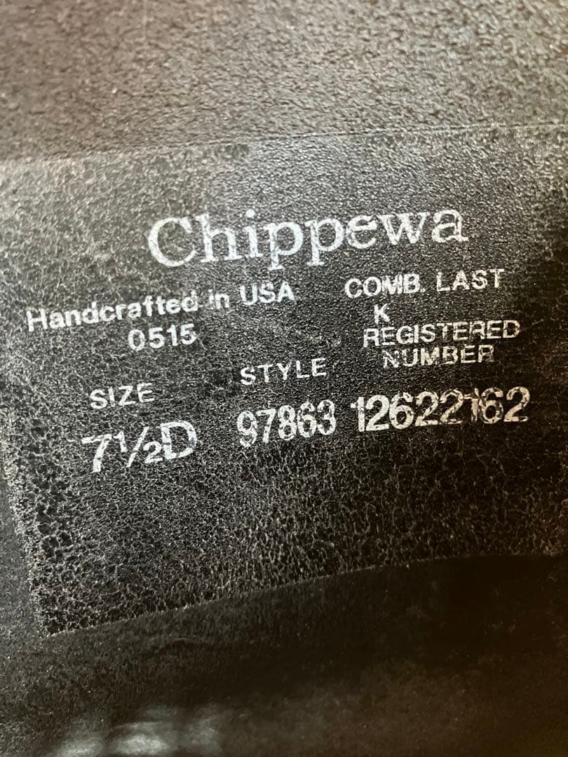 チペワエンジニアブーツU.S製