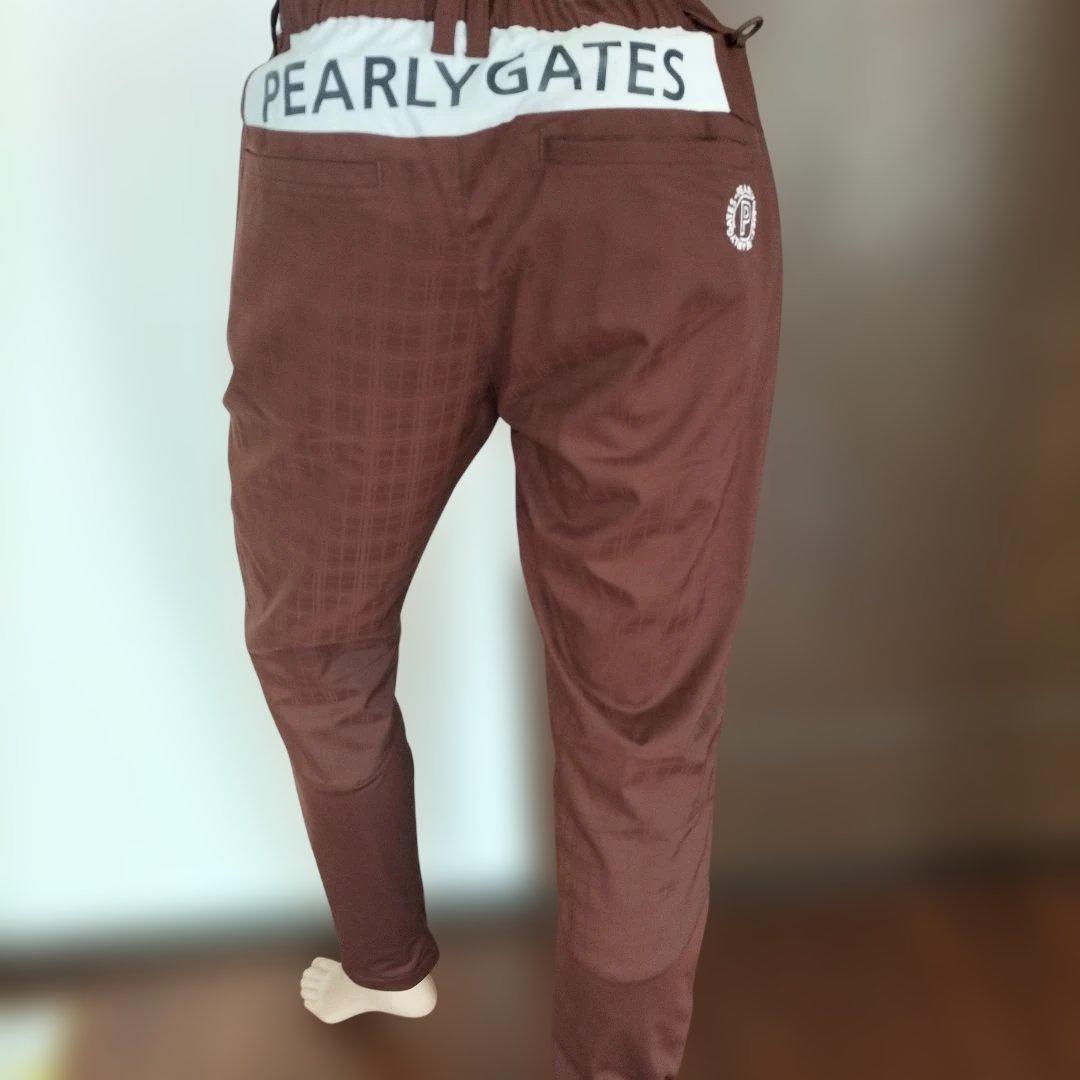 タグ付き未使用PEARLY GATES 吸光発熱素材 パンツ ブラウン