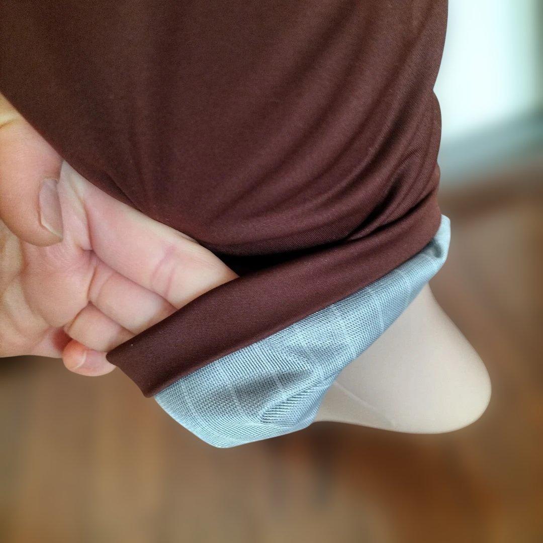 タグ付き未使用PEARLY GATES 吸光発熱素材 パンツ ブラウン