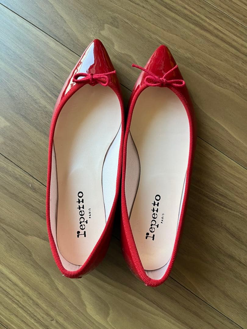 レペット　パンプス　赤　36