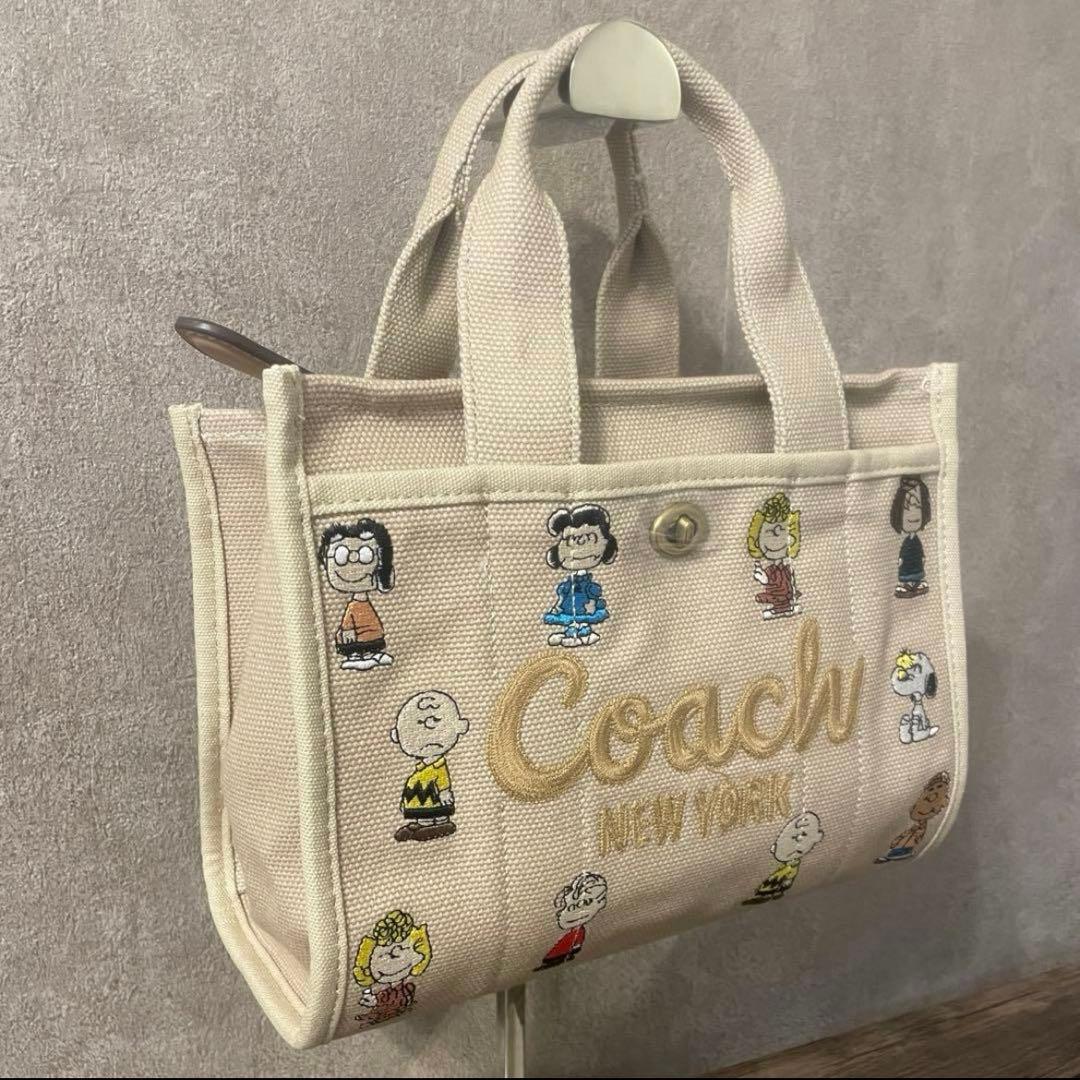 COACH PEANUTS カーゴトートバッグ コーチ　ピーナッツ　スヌーピー