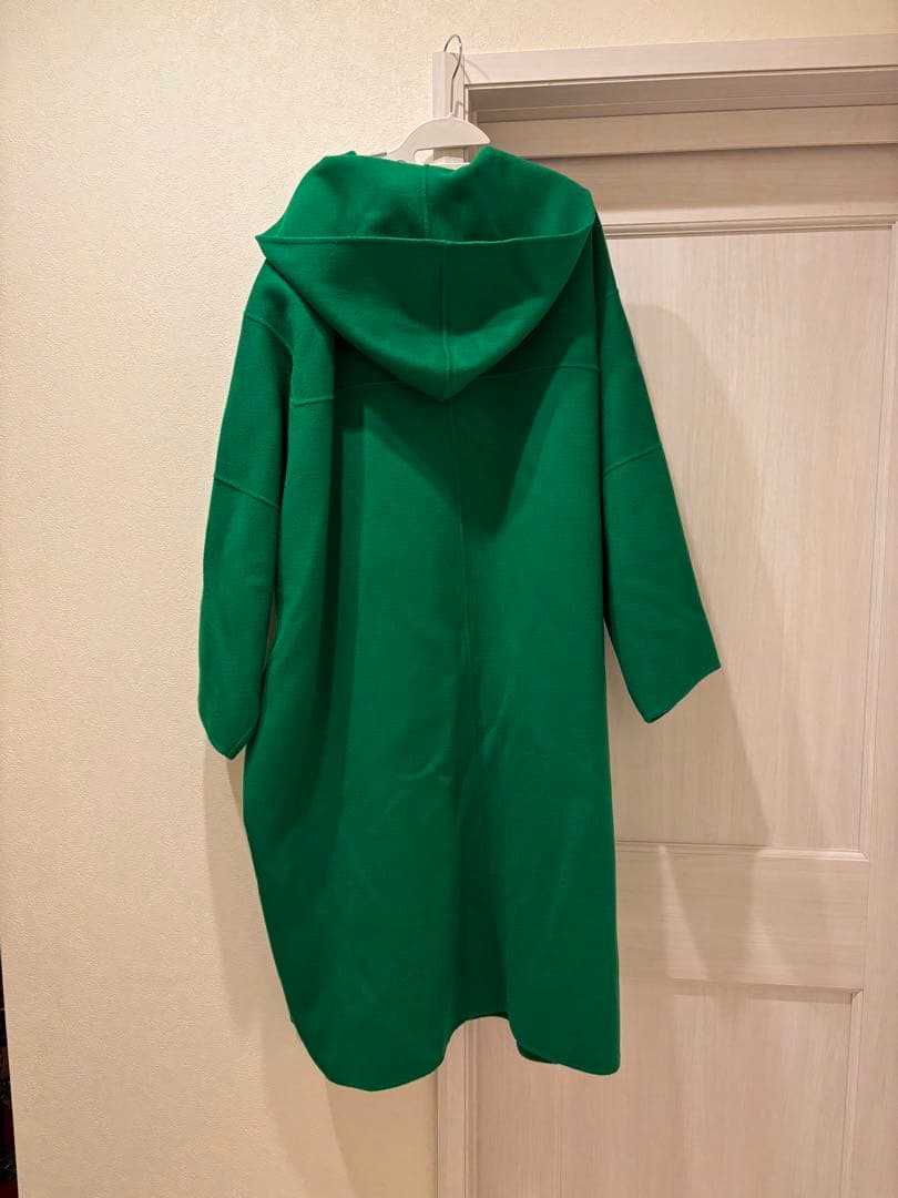 LE CIEL BLEU Hooded over coat グリーン36