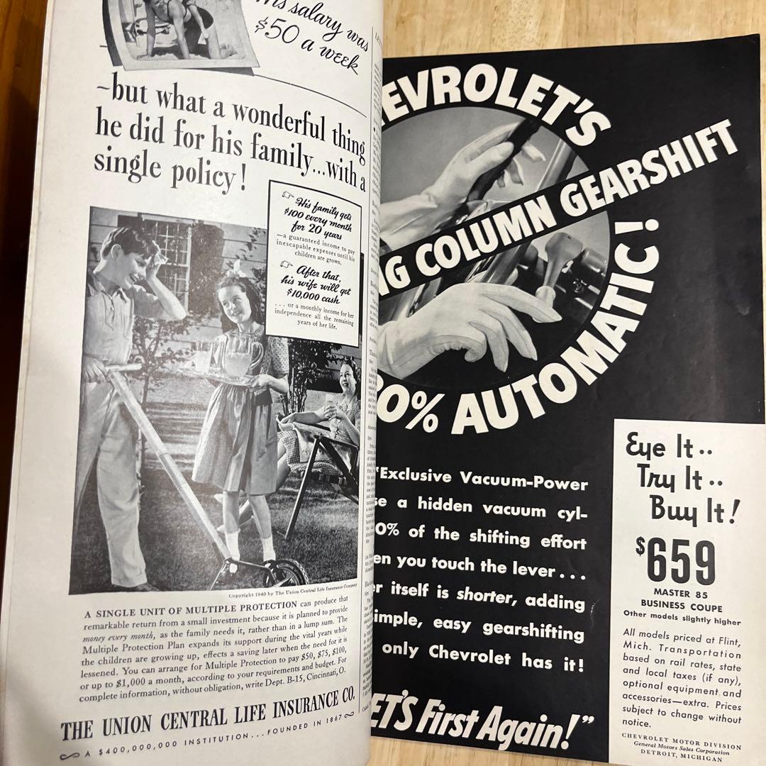 昭和天皇が表紙のライフマガジン 1940年発行