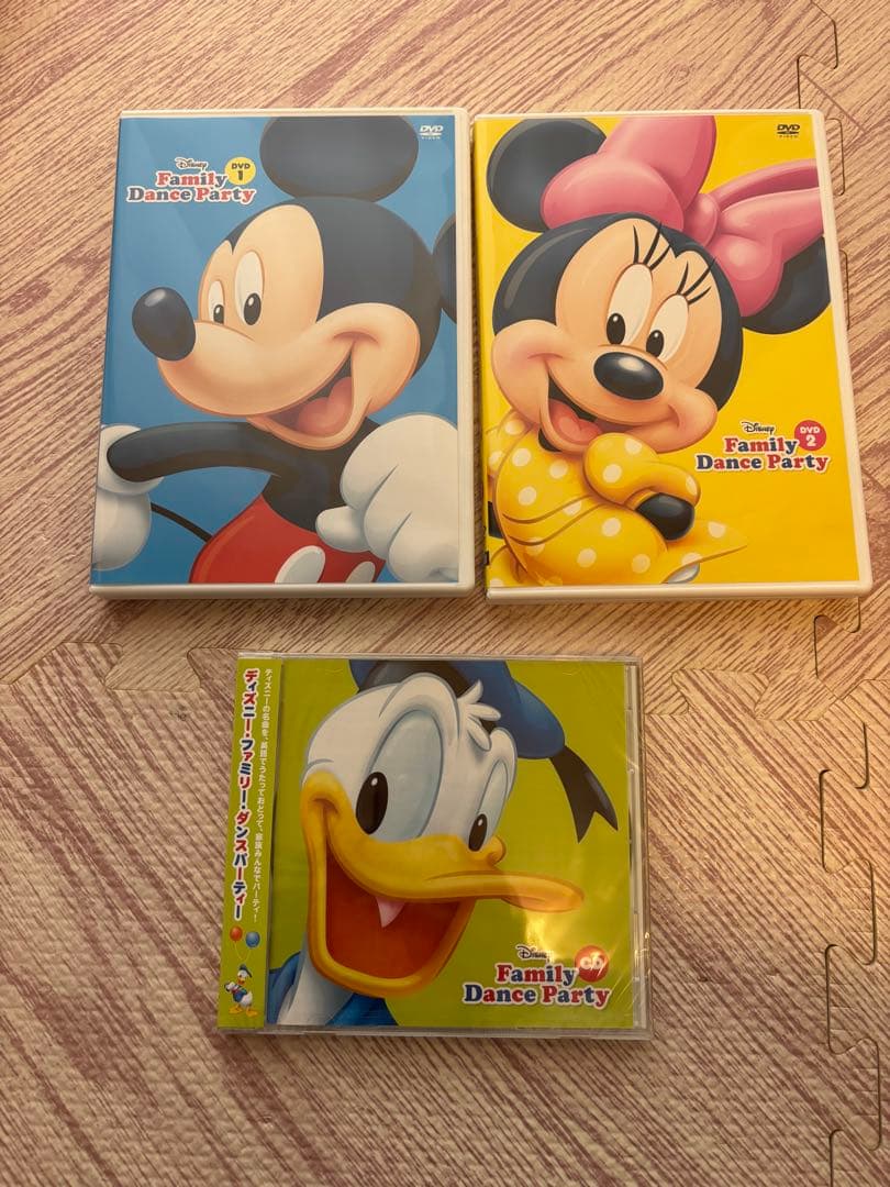 ディズニー Family Dance Party DVDセット DWE