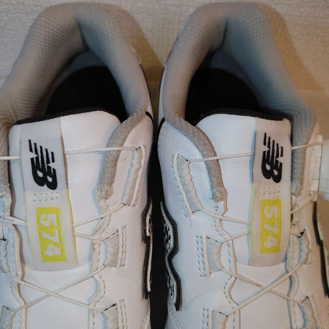 ニューバランス　ゴルフシューズ 23.5センチ　ホワイト　ダイヤル