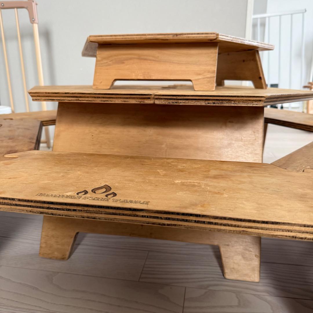 The Arth ヘキサテーブルセット woodenfiretable 旧ロゴ