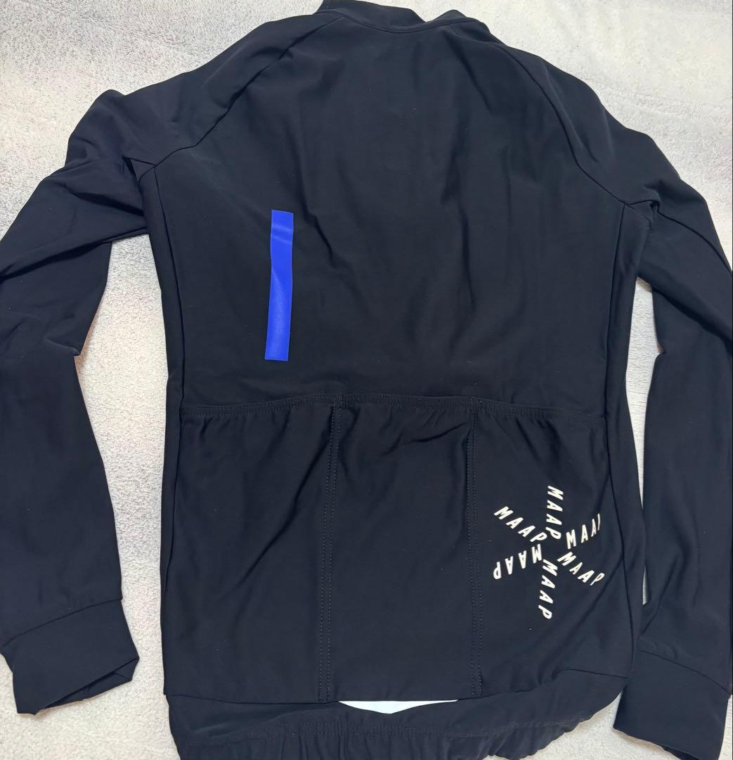  サイクルジャージ 裏起毛 ブラック ロング レディース サイズXS